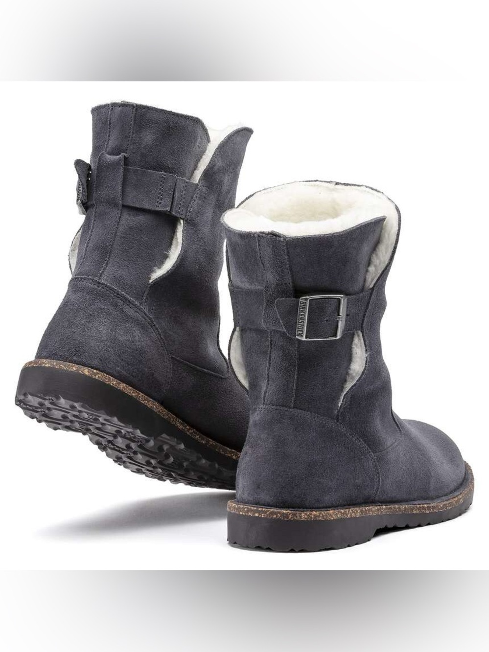 Birkenstock shearling Appsala graphite Boots in Charcoal Gray 40